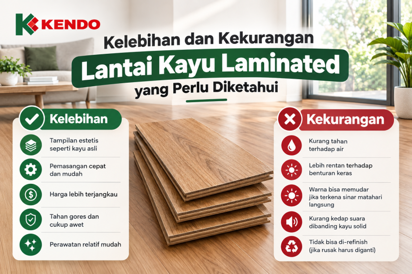 Kelebihan dan Kekurangan Lantai Kayu Laminated yang Perlu Diketahui