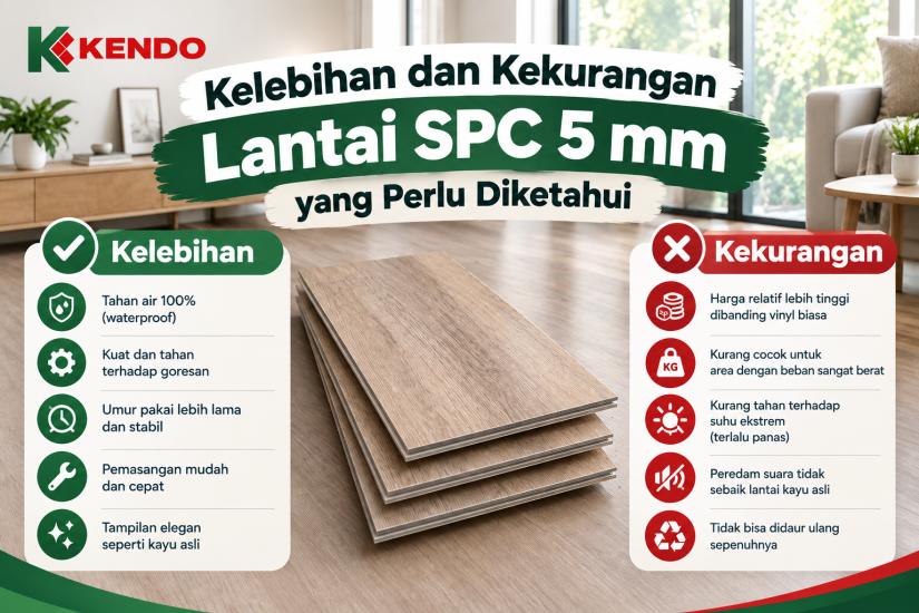 Kelebihan dan Kekurangan Lantai SPC 5mm yang Perlu Diketahui