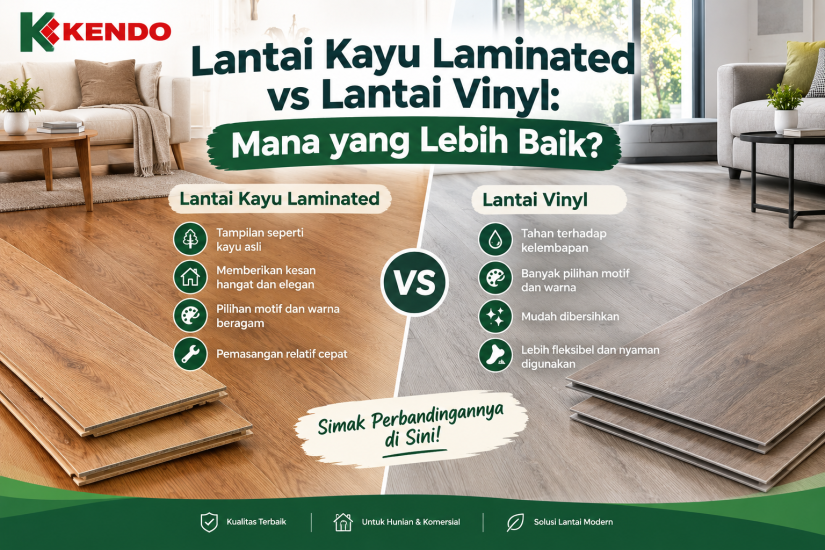 Lantai Kayu Laminated vs Lantai Vinyl: Mana yang Lebih Baik?